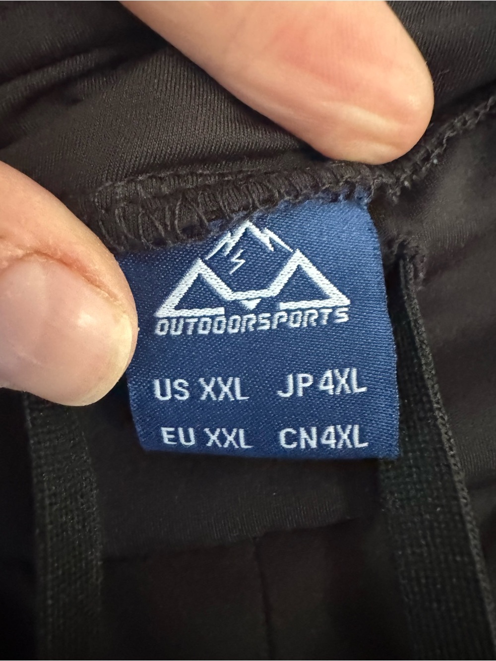 Women's Black Drawstring Track Pants with Zip Pockets - Picture 2 of 6